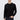 Man wearing black crew neck long sleeve sweatshirt and dark jeans, casual fashion
