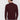Man wearing maroon long sleeve polo shirt with relaxed fit, seen from the back