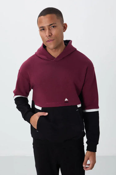 Cotton Thick Fleece-Lined Comfort Fit Men’s Sweatshirt