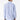 Man wearing a light blue slim fit dress shirt and black trousers, back view