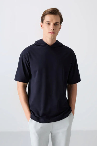 TOMMYLIFE Men's Soft Touch Oversized Cotton Everyday T-Shirt