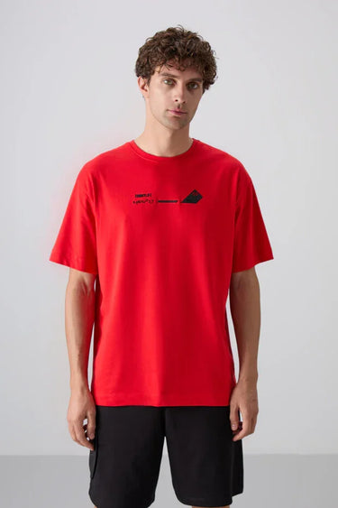 TOMMYLIFE Men's Soft Textured Premium Cotton T-Shirt