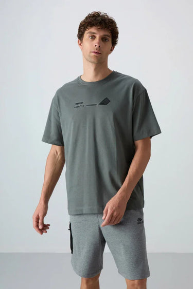 TOMMYLIFE Men's Soft Textured Premium Cotton T-Shirt