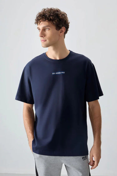 TOMMYLIFE Men's Oversize Fit Printed Soft Cotton T-Shirt