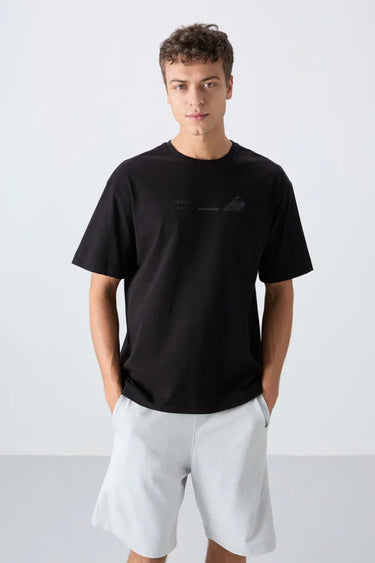 TOMMYLIFE Men's Soft Textured Premium Cotton T-Shirt