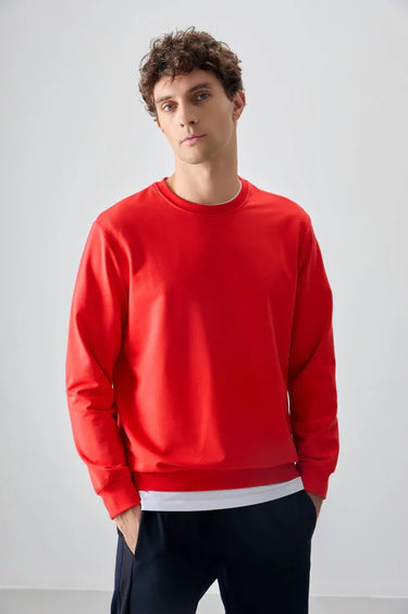 Cotton Soft Textured Men’s Sweatshirt