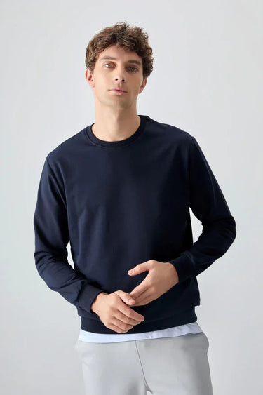 Cotton Soft Textured Men’s Sweatshirt