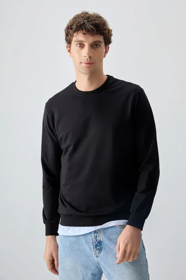 Cotton Soft Textured Men’s Sweatshirt
