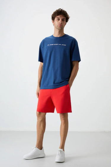 Tommy Life Men’s Soft Textured Relaxed Fit Casual Shorts