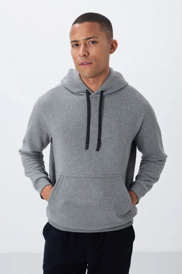 Cotton Soft Textured Standard Fit Men’s Sweatshirt