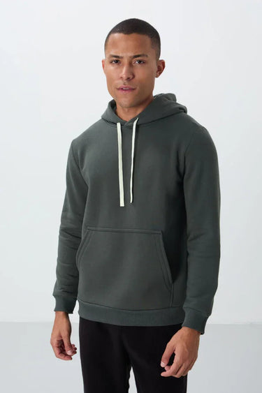 Cotton Soft Textured Standard Fit Men’s Sweatshirt