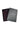 Folded dark purple polo shirt in a black gift box with morven text on the lid