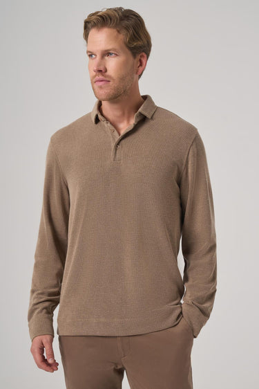 Morven Men's Trend Buttoned Polo Neck Sweatshirt