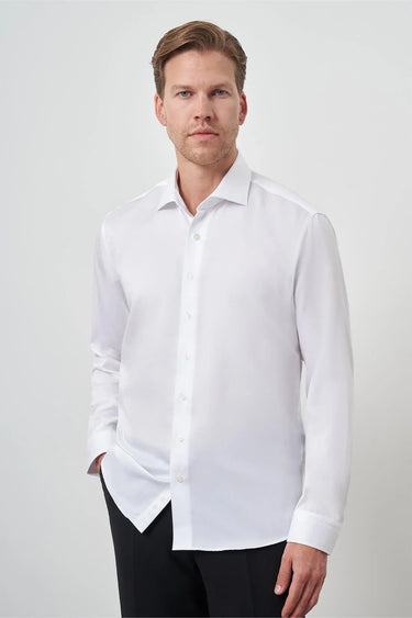 Men’s Morven Narrow-Cut Non-Iron Cotton Shirt