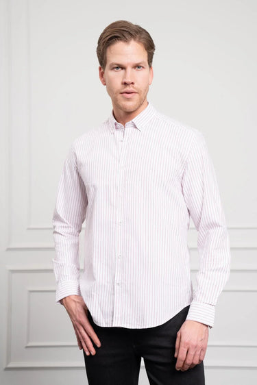 Morven Men's Cotton Trendy Relaxed Fit Shirt