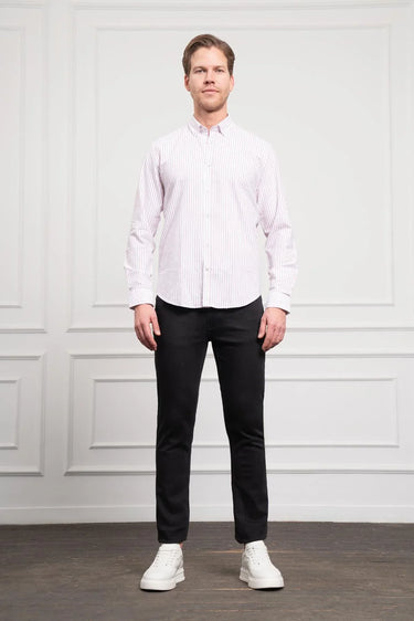 Morven Men's Cotton Trendy Relaxed Fit Shirt
