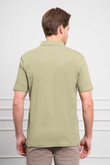 Morven Men’s Stylish Short-Sleeve Apache Collar Shirt