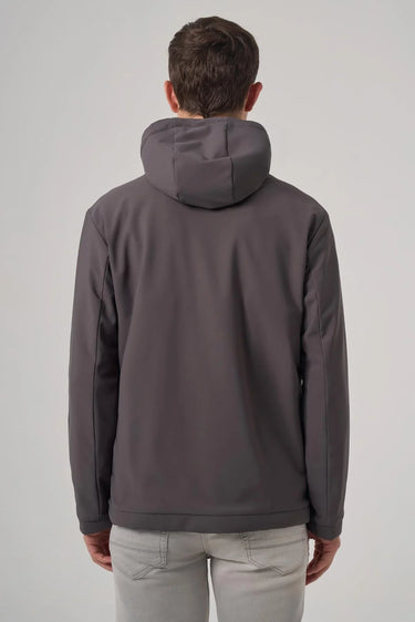 Morven Men's Reversible Dark Gray Hooded Jacket
