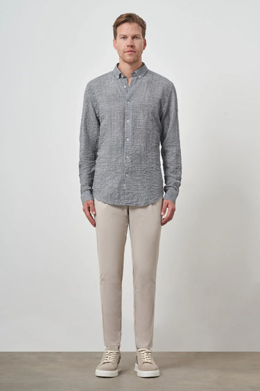 Morven Men’s Cotton Trendy Slim Fit Shirt