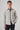 Morven Men's Gray Polyester Berber Collar Shirt Jacket