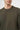 Men's khaki crew neck basic sweatshirt, close-up front view