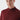 Man wearing dark burgundy basic turtleneck sweater on white background