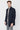 Morven Men's Navy Herringbone Coat