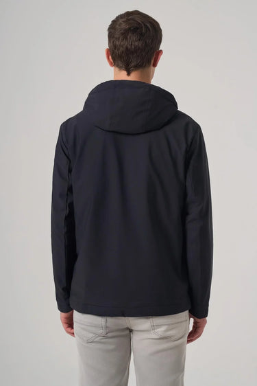 Morven Men's Reversible Navy Hooded Jacket
