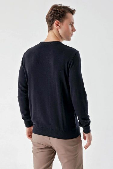 Morven Men's Trend Roma Crew Neck Dynamic Fit Relaxed Cut Knitwear