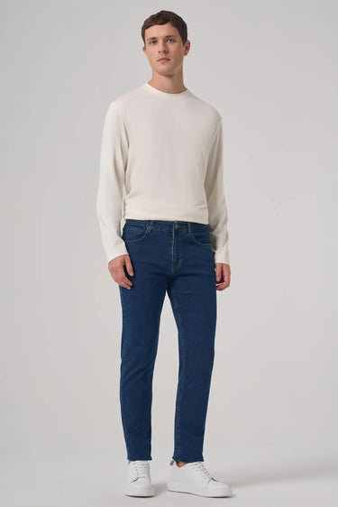Morven Men's Blue Denim 5-Pocket Dynamic Fit Jeans