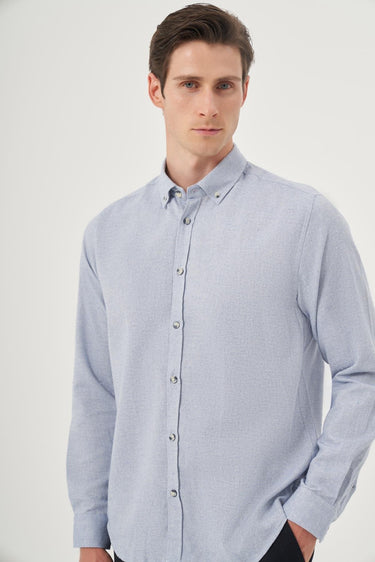Morven Men’s Winter Button-Down Collar Shirt