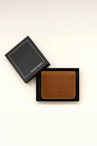Morven Men's 100% Leather Wallet Card Holder
