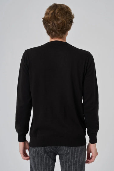 Morven Men's Trend Basic Crew Neck Fit Relaxed Cut Knitwear