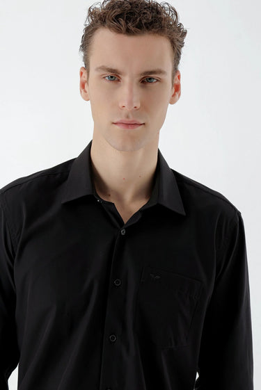 Morven Men's Basic Regular Fit Shirt with Pockets