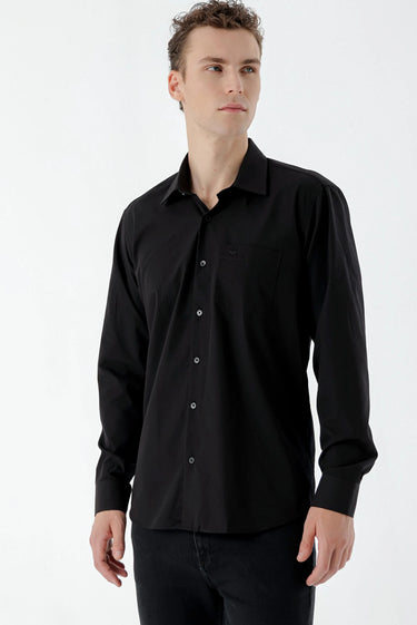 Morven Men's Basic Regular Fit Shirt with Pockets