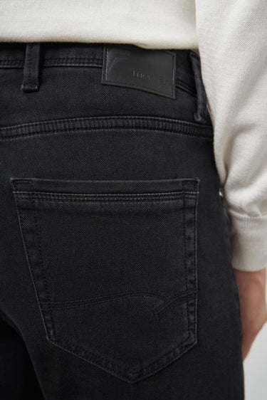 Morven Men's Black Denim 5-Pocket Dynamic Fit Jeans