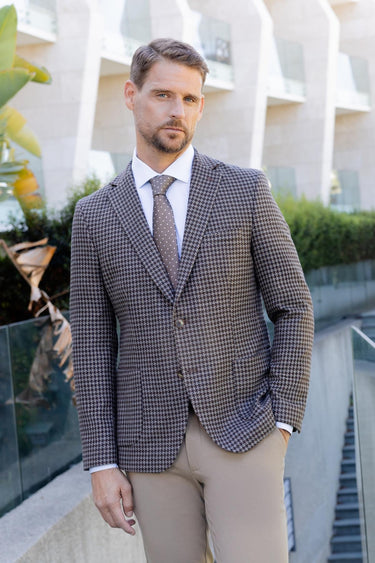 Morven Men's Slim Fit Knitted Sports Blazer