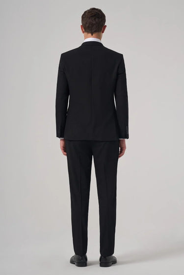 Morven Men's Wool Slim Fit Pointed Collar Suit