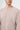 Man wearing a taupe basic crew neck sweatshirt, close-up on upper body