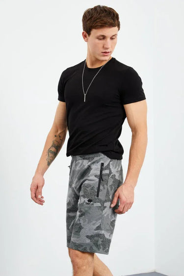 Tommy Life Men’s Camo Pattern Casual Shorts
