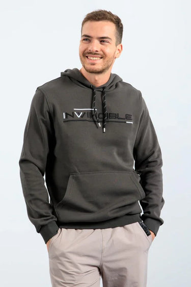 TOMMYLIFE Men's Standard Fit Hooded Sweatshirt with Front Kangaroo Pocket