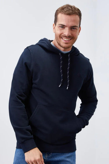 TOMMYLIFE Men's Standard Fit Hooded With Classic Kangaroo Pocket