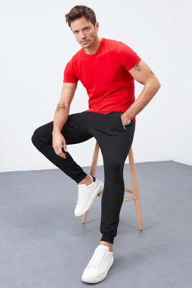 Tommy Life Men’s Zip-Pocket Slim Jogger Pants