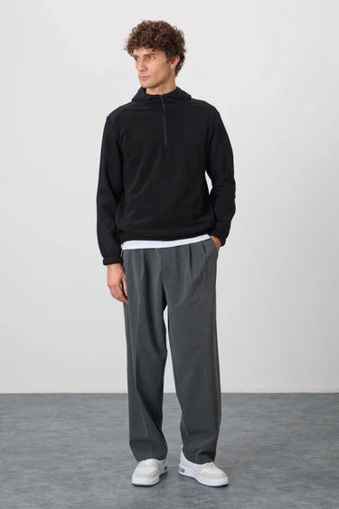Melange Standard Fit Men’s Fleece Sweatshirt