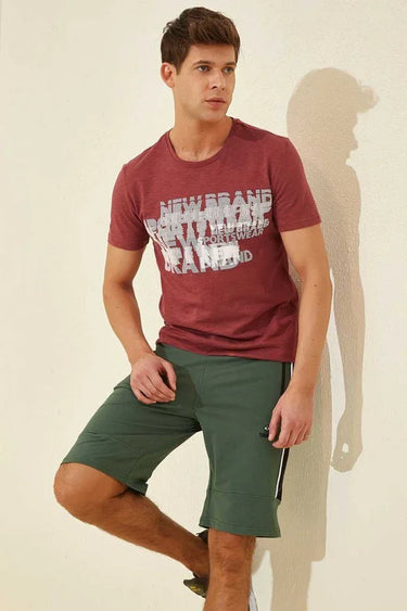 Tommy Life Men’s Casual Shorts with Sporty Stripe Detail
