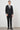 Morven Men's Black Slim Fit Jacquard Suit