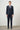 Morven Men's Navy Dynamic Fit Plaid Suit