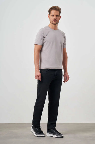 Morven Men's Black Denim 5 Pocket Dynamic Fit Jeans