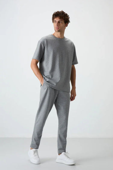 Soft Cotton Tracksuit Set with Oversize Basic Fit