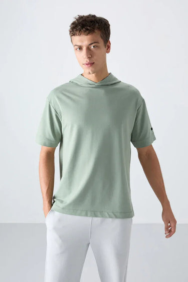TOMMYLIFE Men's Soft Touch Oversized Cotton Everyday T-Shirt